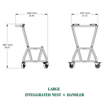 Učitajte sliku u preglednik galerije, Big Green Egg Nest i Handler za model L