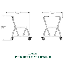 Učitajte sliku u preglednik galerije, Big Green Egg Nest i Handler za model XL