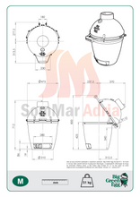 Učitajte sliku u preglednik galerije, Big Green Egg Medium (orginal kamado roštilj)