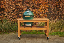 Učitajte sliku u preglednik galerije, Big Green Egg Eucalyptus wood table (Big Green Egg stol od eukaliptusovog drveta)