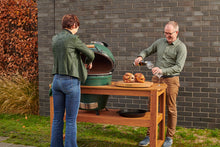 Učitajte sliku u preglednik galerije, Big Green Egg Eucalyptus wood table (Big Green Egg stol od eukaliptusovog drveta)