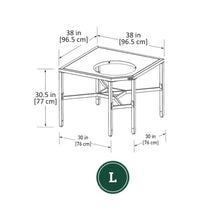 Učitajte sliku u preglednik galerije, Big Green Egg Corner Modular Nest (Kutni EGG frame)
