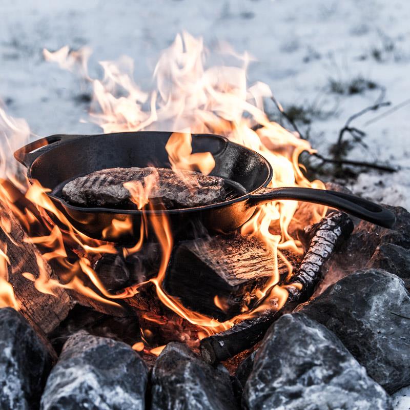 Petromax Grill Fire Skillet with one pan handle (Petromax grill tava od lijevanog željeza s jednom ručkom)