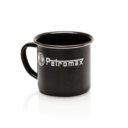 Petromax emajlirana crna šalica