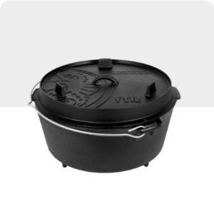 Dutch Oven ft12 s nogicama (Lonac od lijevanog željeza)