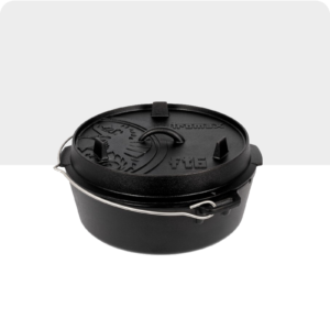 Dutch Oven ft6 s ravnim dnom (Lonac od lijevanog željeza)