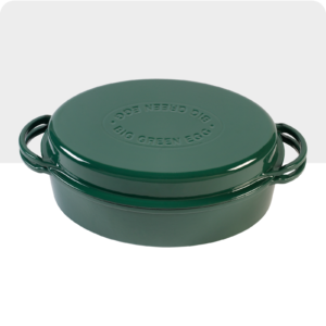 GREEN DUTCH OVEN OVAL (Big Green Egg ovalni Dutch Oven)