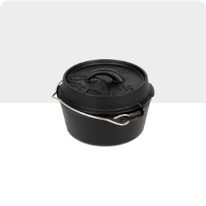 Dutch Oven ft1 s ravnim dnom (Lonac od lijevanog željeza)
