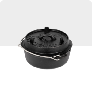 Dutch Oven ft3 s ravnim dnom (Lonac od lijevanog željeza)