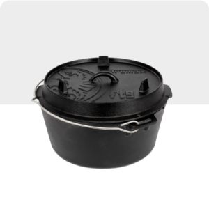 Dutch Oven ft9 s ravnim dnom (Lonac od lijevanog željeza)