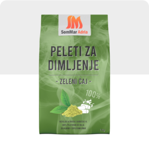 Pelet za dimljenje od bilja - Zeleni čaj (1 kg)