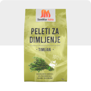 Pelet za dimljenje od bilja- Timijan (1 kg)